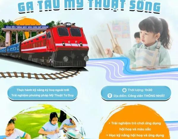 Tham Gia 30 Buổi Hội Họa Ngoài Trời "Mùa Hè Rực Rỡ - Sparkling Summer 2024" Tại Công Viên Thống Nhất