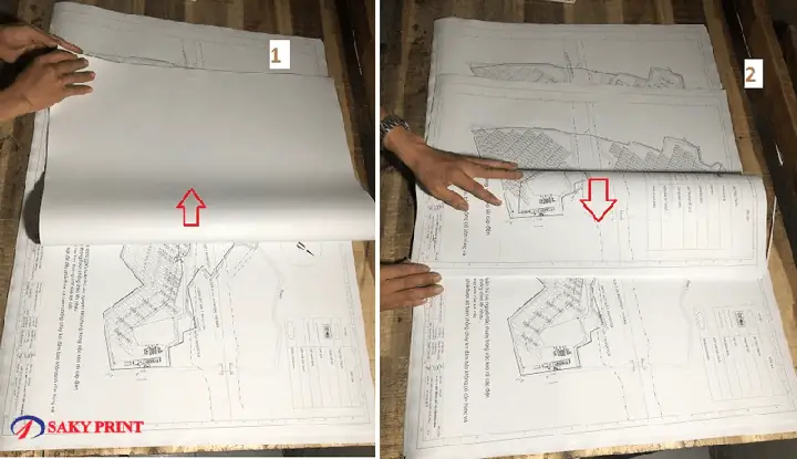 Cách Gấp Bản Vẽ A1
