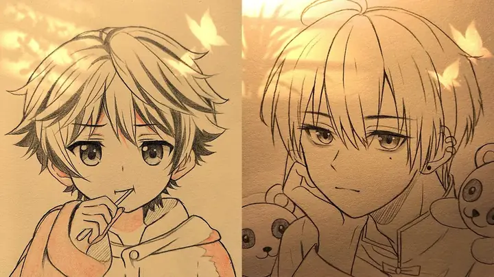 Cách Vẽ Anime Boy