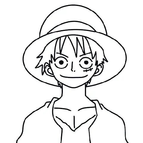 Cách Vẽ Anime Luffy