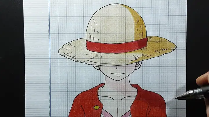 Cách Vẽ Anime Luffy