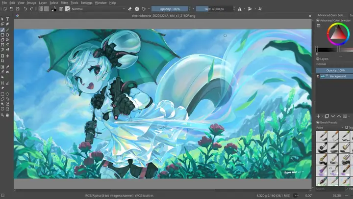 Cách Vẽ Bằng Krita
