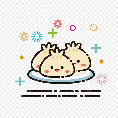 Cách Vẽ Bánh Bao Cute