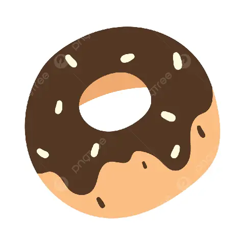 Cách Vẽ Bánh Donut