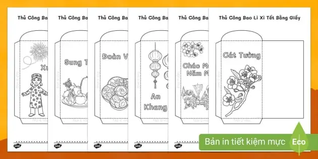 Cách Vẽ Bao Lì Xì