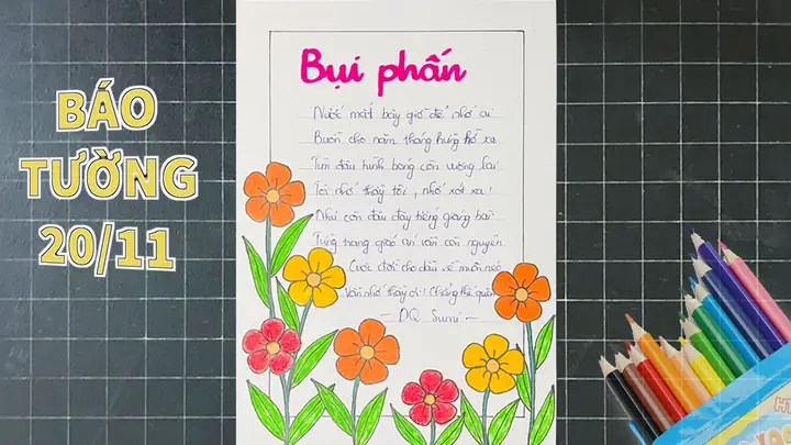 Cách Vẽ Báo Tường