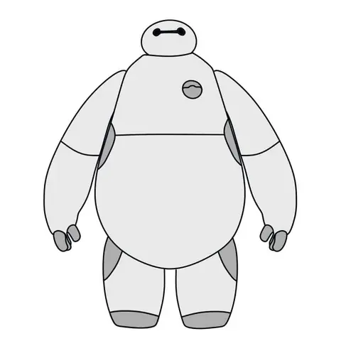 Cách Vẽ Baymax