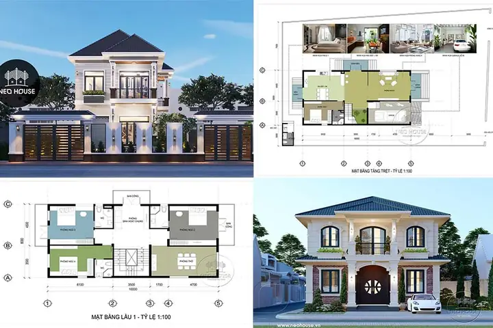 Cách Vẽ Biệt Thự