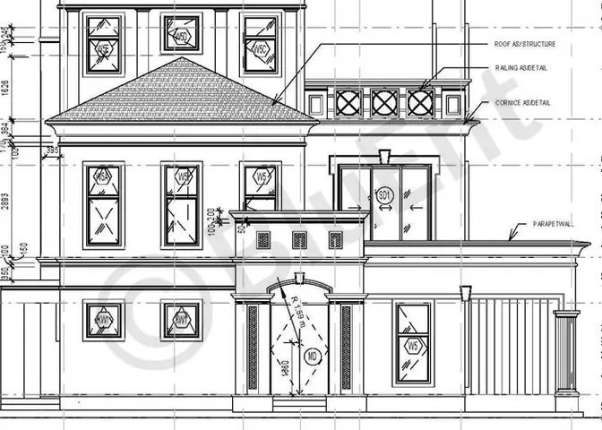 Cách Vẽ Biệt Thự