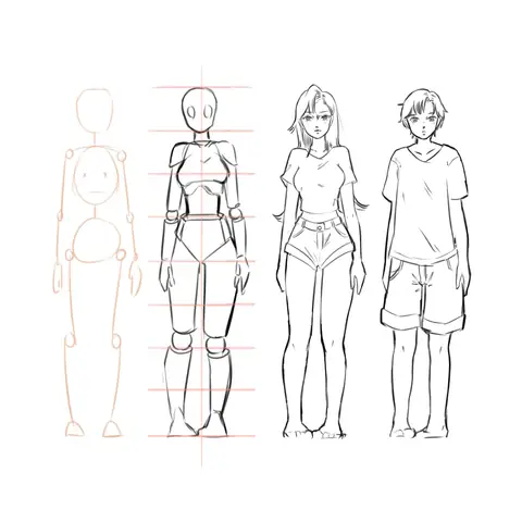Cách Vẽ Body Anime Cách Vẽ Body Anime
