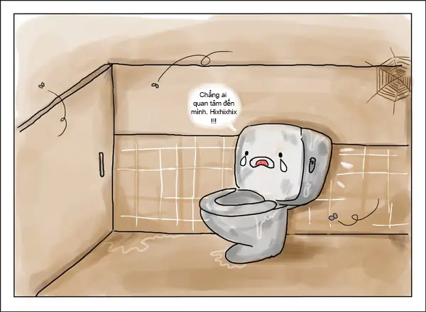 Cách Vẽ Bồn Cầu