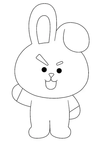 Cách Vẽ Bt21 Cooky