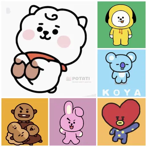 Cách Vẽ Bt21 Koya