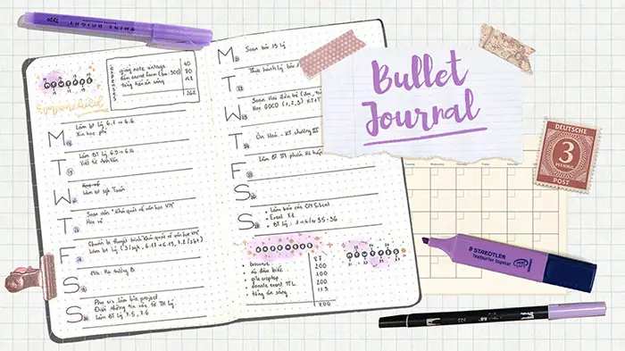 Cách Vẽ Bullet Journal Cách Vẽ Bullet Journal