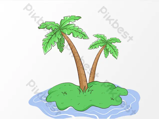 Cách Vẽ Câ Dừa