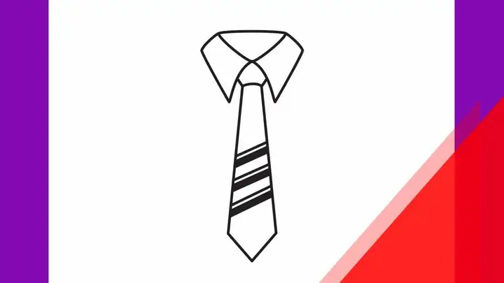 Cách Vẽ Cà Vạt
