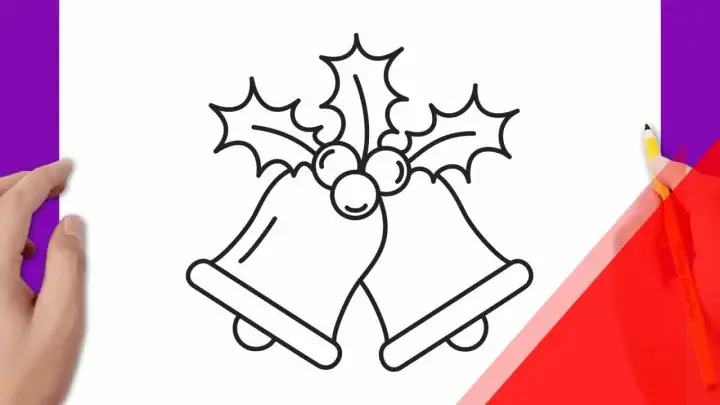 Cách Vẽ Cái Chuông Noel