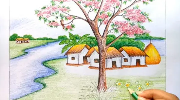 Cách Vẽ Cảnh Thiên Nhiên
