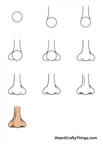 Cách Vẽ Cáu Mũi