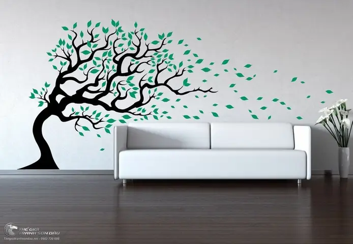 Cách Vẽ Cây Trên Tường Cách Vẽ Cây Trên Tường