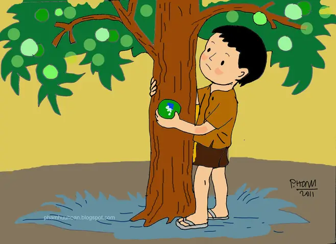 Cách Vẽ Cây Vú Sữa