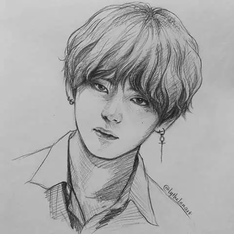 Cách Vẽ Chân Dung Jungkook Cách Vẽ Chân Dung Jungkook