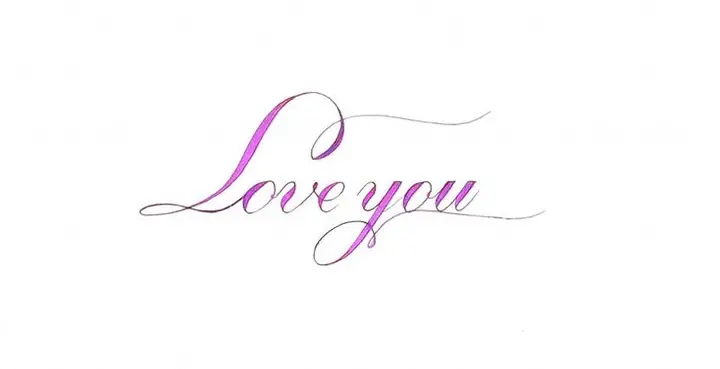 Cách Vẽ Chữ Love Cách Vẽ Chữ Love