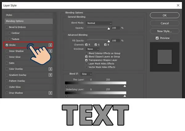 Cách Vẽ Chữ Overlay