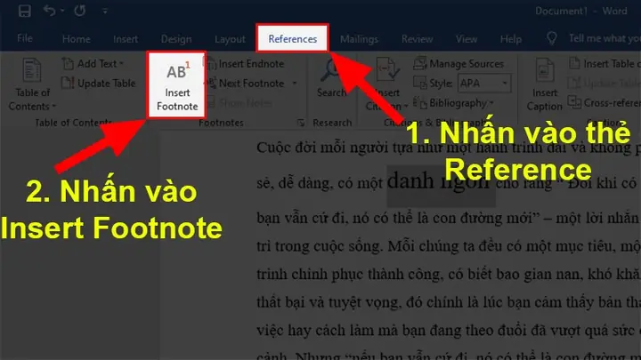 Cách Vẽ Chú Thích