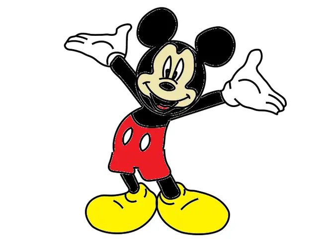 Cách Vẽ Chuột Mickey