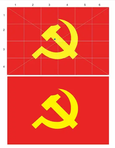 Cách Vẽ Cờ Đảng