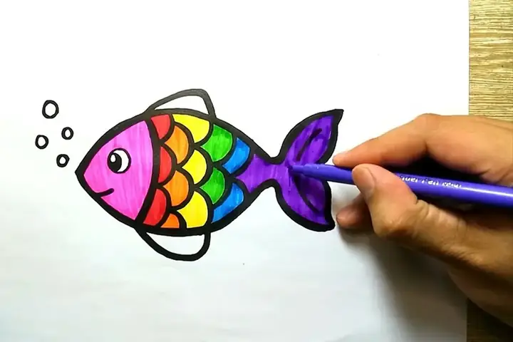 Cách Vẽ Con Cá Vàng