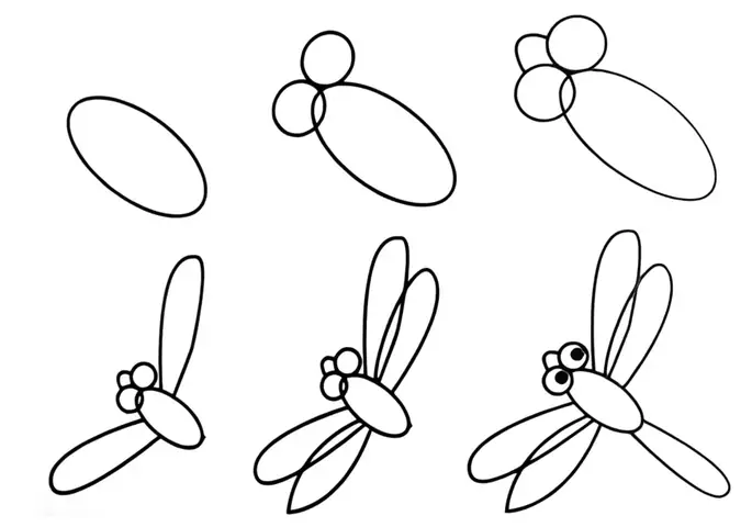Cách Vẽ Con Chuồn Chuồn
