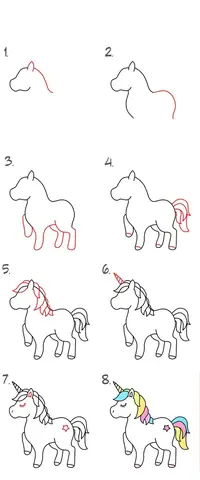 Cách Vẽ Con Ngựa Pony Cách Vẽ Con Ngựa Pony