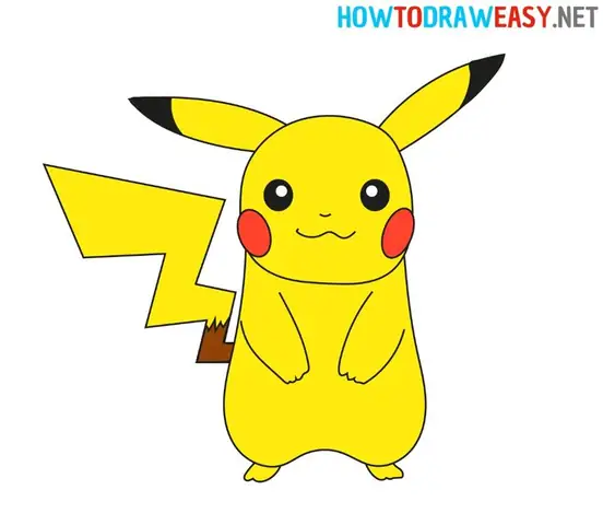 Cách Vẽ Con Pikachu Cách Vẽ Con Pikachu