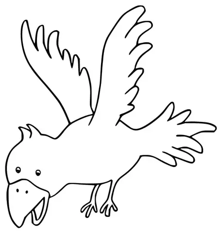 Cách Vẽ Con Quạ