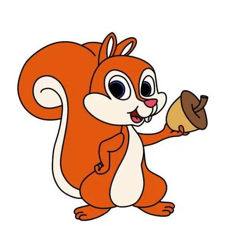 Cách Vẽ Con Sóc