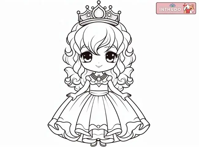 Cách Vẽ Công Chúa Chibi