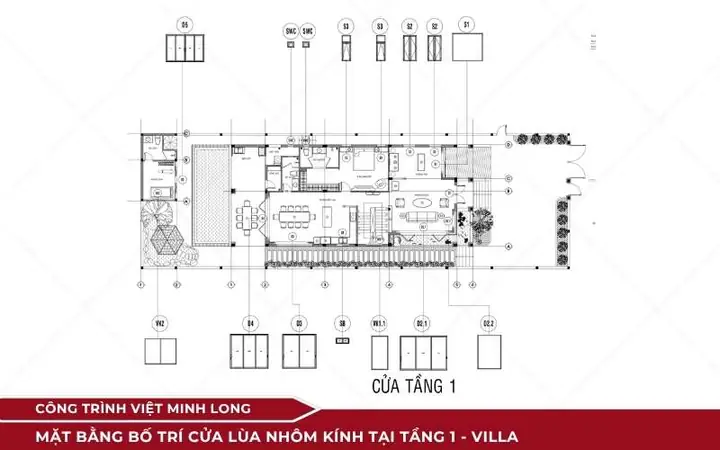 Cách Vẽ Cửa Lùa