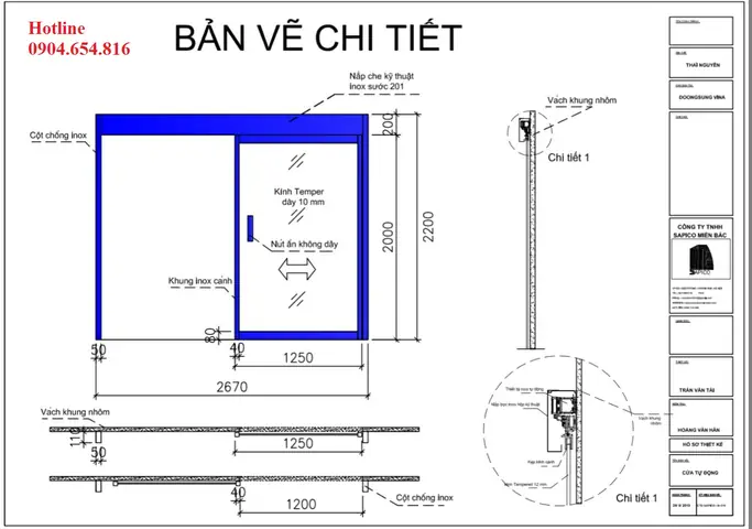 Cách Vẽ Cửa Trượt