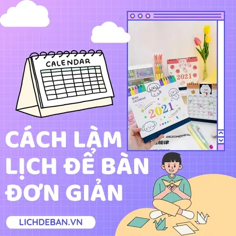 Cách Vẽ Cuốn Lịch