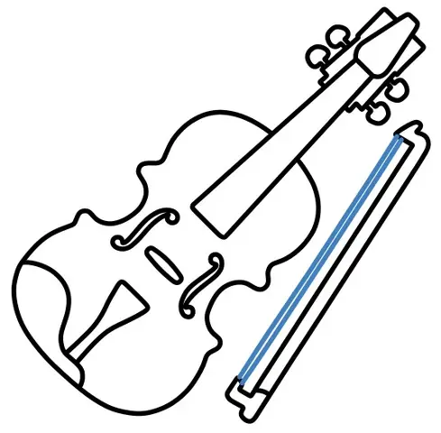 Cách Vẽ Đàn Violin Cách Vẽ Đàn Violin