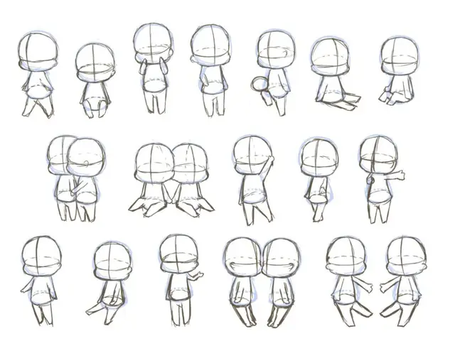 Cách Vẽ Dáng Người Chibi