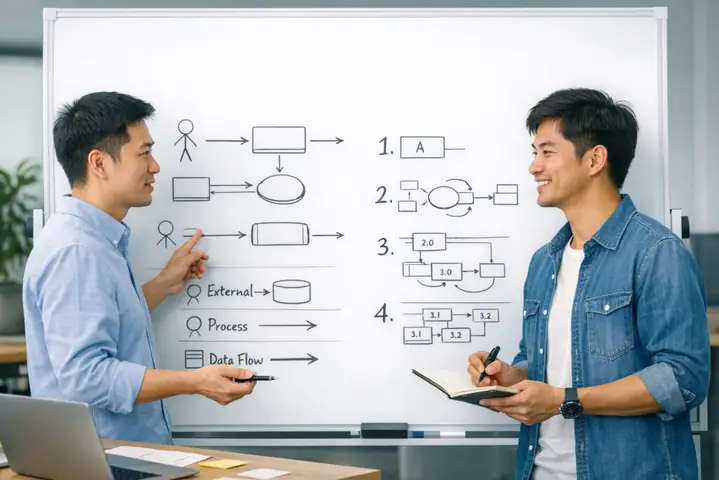 Cách Vẽ Data Flow