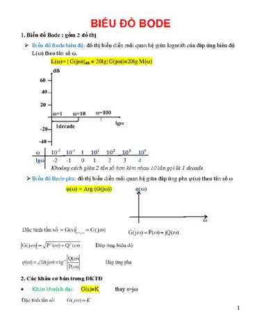 Cách Vẽ Đồ Thị Bode