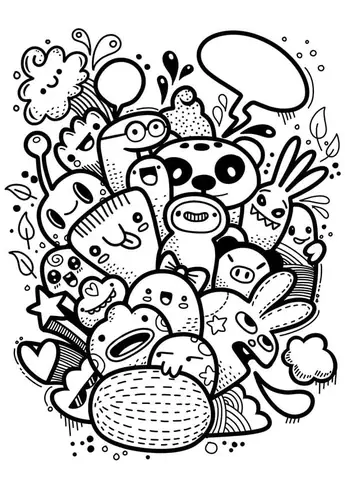 Cách Vẽ Doodle Art