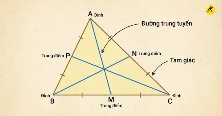 Cách Vẽ Đường Trung Tuyến Cách Vẽ Đường Trung Tuyến