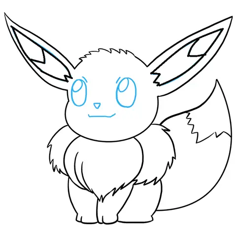 Cách Vẽ Eevee