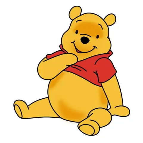 Cách Vẽ Gấu Pooh