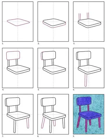Cách Vẽ Ghế Ngồi
